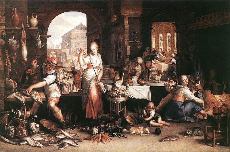 Joachim Wtewael Kitchen Scene